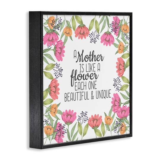 Stupell Industries Mom Beautiful & Unique Framed Giclee Art